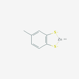 molecular formula C7H6S2Zn B213162 Toluene-3,4-dithiol ZINC salt CAS No. 29726-21-4