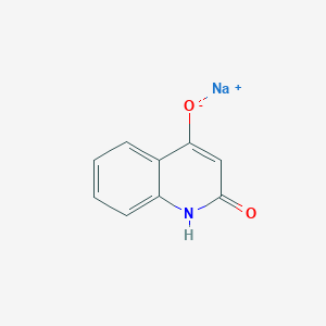 2(1H)-Quinolinone, 4-hydroxy-, monosodium salt