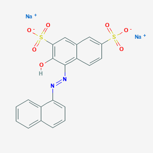 molecular formula C20H14N2O7S2.2Na B213180 酸性红17 CAS No. 5858-33-3