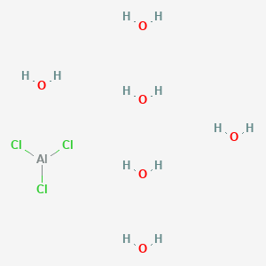 molecular formula AlCl3H2O B213189 Aluminum chloride hexahydrate CAS No. 7784-13-6