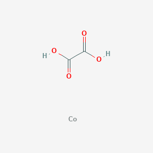 molecular formula C2H2CoO4 B213200 Cobalt(ii)oxalate anhydrous CAS No. 814-89-1