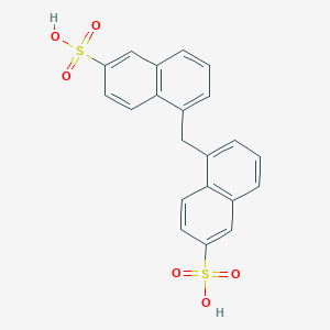 molecular formula (C10H8O3S.CH2O)x.xNa B213246 5-[(6-Sulfonaphthalen-1-yl)methyl]naphthalene-2-sulfonic acid CAS No. 9084-06-4