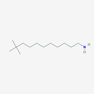 molecular formula (C2H4O)nC14H30OS B213248 10,10-Dimethylundecan-1-amine CAS No. 68955-53-3