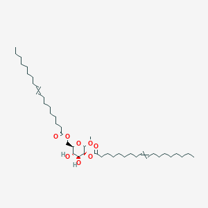 molecular formula C43H78O8 B213275 D-Glucopyranoside methyl 2,6-dioleate CAS No. 82933-91-3