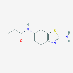 molecular formula C10H15N3OS B021337 Pramipexole propionamide CAS No. 106006-84-2