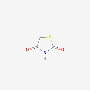 molecular formula C3H3NO2S B021345 2,4-噻唑烷二酮 CAS No. 2295-31-0