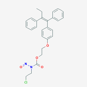 molecular formula C27H27ClN2O4 B021346 Tamoxifen nitrosocarbamate CAS No. 104691-77-2