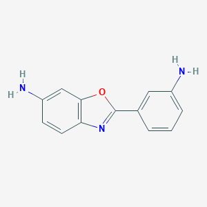 molecular formula C13H11N3O B021361 6-氨基-2-(3-氨基苯基)苯并恶唑 CAS No. 313502-13-5