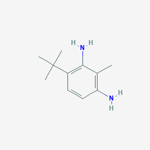 molecular formula C11H18N2 B021362 1,3-Benzenediamine, 4-(1,1-dimethylethyl)-2(or 6)-methyl- CAS No. 103490-03-5