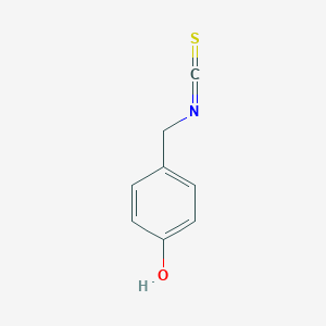 molecular formula C8H7NOS B021367 4-羟基苄基异硫氰酸酯 CAS No. 2086-86-4