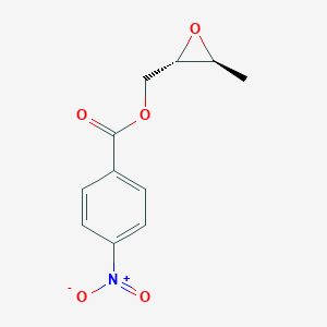 molecular formula C11H11NO5 B021372 Oxiranemethanol, 3-methyl-, 4-nitrobenzoate, (2S-trans)- CAS No. 106268-97-7