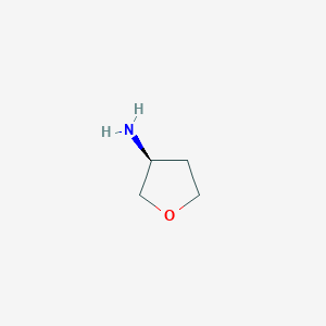 molecular formula C4H9NO B021383 (S)-3-氨基四氢呋喃 CAS No. 104530-79-2