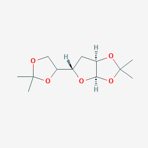 molecular formula C₁₂H₂₀O₅ B021386 3-Deoxy-1,2:5,6-di-O-isopropylidene-alpha-D-glucofuranose CAS No. 2774-29-0
