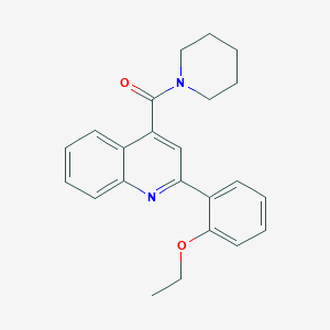 molecular formula C23H24N2O2 B213934 2-(2-Ethoxyphenyl)-4-(1-piperidinylcarbonyl)quinoline 