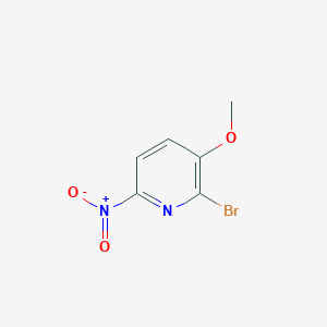 molecular formula C6H5BrN2O3 B021399 2-溴-3-甲氧基-6-硝基吡啶 CAS No. 76066-07-4