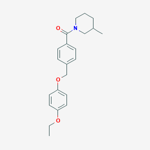 molecular formula C22H27NO3 B214062 Antitrypanosomal agent 9 