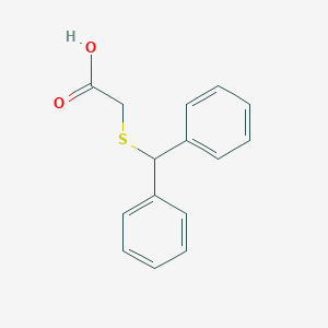 2-(Benzhydrylthio)acetic acid