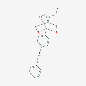 2,6,7-Trioxabicyclo(2.2.2)octane, 1-(4-(phenylethynyl)phenyl)-4-propyl-