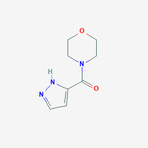 molecular formula C8H11N3O2 B214281 Morpholino(1H-pyrazol-3-yl)methanone 