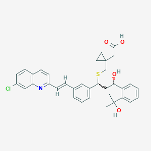 molecular formula C35H36ClNO4S B021445 21(S)-Hydroxy Montelukast CAS No. 184763-29-9