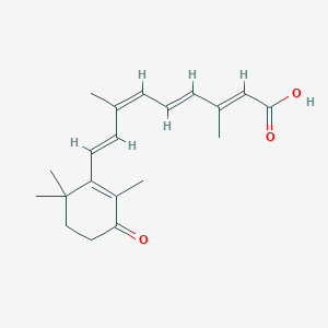 molecular formula C20H26O3 B021451 4-Keto 9-cis Retinoic Acid CAS No. 150737-18-1