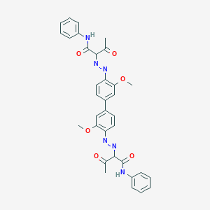 molecular formula C34H32N6O6 B021492 Pigment orange 16 CAS No. 6505-28-8