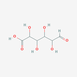 molecular formula C6H10O7 B021497 (2S,3R,4S,5R)-2,3,4,5-tetrahydroxy-6-oxohexanoic acid CAS No. 685-73-4