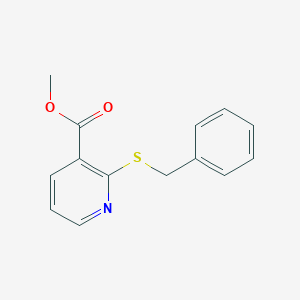 molecular formula C14H13NO2S B215088 Methyl 2-(Benzylthio)-3-pyridinecarboxylate, AldrichCPR 