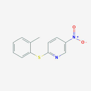 5-Nitro-2-[(2-methylphenyl)sulfanyl]pyridine