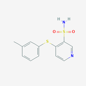 4-[(3-Methylphenyl)sulfanyl]-3-pyridinesulfonamide