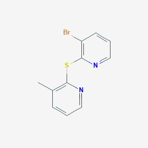 3-Bromo-2-[(3-methylpyridin-2-yl)sulfanyl]pyridine