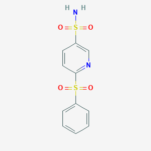 6-(Phenylsulfonyl)pyridine-3-sulfonamide