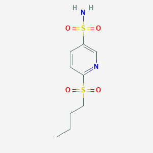 6-(Butylsulfonyl)pyridine-3-sulfonamide