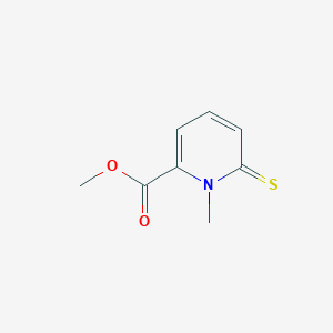 molecular formula C8H9NO2S B215293 Methyl 1-methyl-6-sulfanylidenepyridine-2-carboxylate CAS No. 87151-08-4
