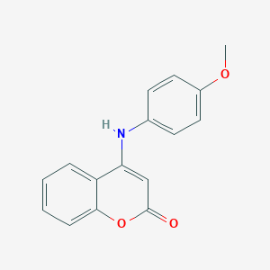 molecular formula C16H13NO3 B215348 4-(4-methoxyanilino)-2H-chromen-2-one 