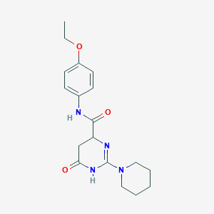 molecular formula C18H24N4O3 B215414 N-(4-ethoxyphenyl)-6-oxo-2-(piperidin-1-yl)-3,4,5,6-tetrahydropyrimidine-4-carboxamide 