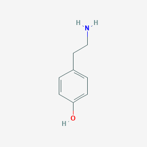 molecular formula C8H11NO B021549 酪胺 CAS No. 51-67-2