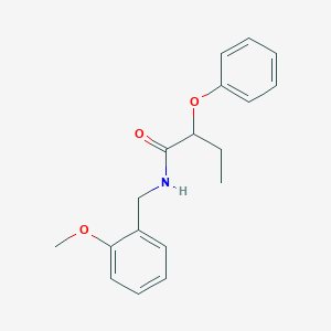 molecular formula C18H21NO3 B215573 N-[(2-methoxyphenyl)methyl]-2-phenoxybutanamide 