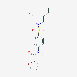 molecular formula C19H30N2O4S B215596 N-[4-(dibutylsulfamoyl)phenyl]oxolane-2-carboxamide 