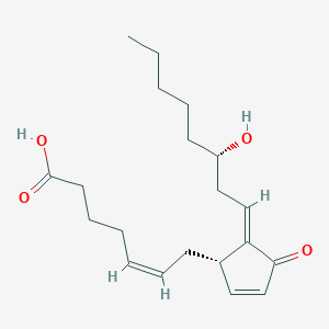 molecular formula C20H30O4 B021566 delta-12-Prostaglandin J2 CAS No. 102839-03-2