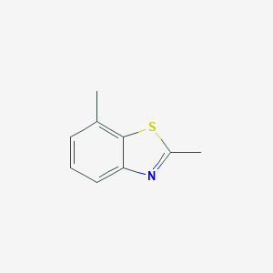 molecular formula C9H9NS B021588 2,7-Dimethyl-1,3-benzothiazole CAS No. 103440-72-8