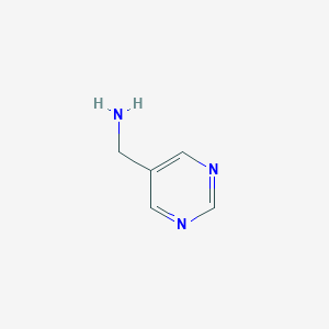 molecular formula C5H7N3 B021590 5-Pyrimidinemethanamine CAS No. 25198-95-2