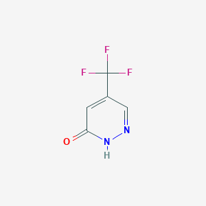 molecular formula C5H3F3N2O B021603 5-(Trifluoromethyl)pyridazin-3(2H)-one CAS No. 244268-34-6