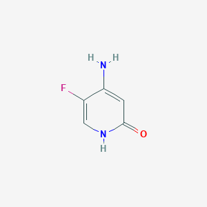 molecular formula C5H5FN2O B021611 4-Amino-5-fluoro-1H-pyridin-2-one CAS No. 105252-98-0