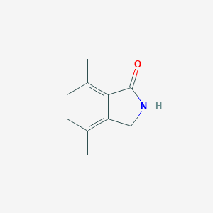 molecular formula C10H11NO B021625 4,7-二甲基异吲哚啉-1-酮 CAS No. 110568-66-6