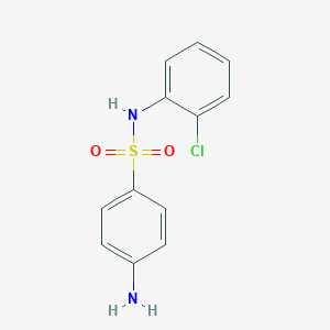 molecular formula C12H11ClN2O2S B021632 4-amino-N-(2-chlorophenyl)benzenesulfonamide CAS No. 19837-85-5