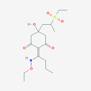molecular formula C17H29NO6S B021647 Sethoxydim 5-OH-MS02 CAS No. 106613-06-3