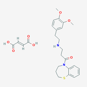 molecular formula C26H32N2O7S B216556 KT-362 CAS No. 105394-80-7