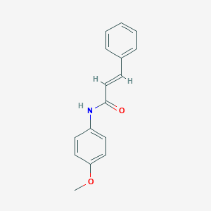 molecular formula C16H15NO2 B021659 N-(Cinnamoyl)-4-methoxyaniline CAS No. 76228-15-4