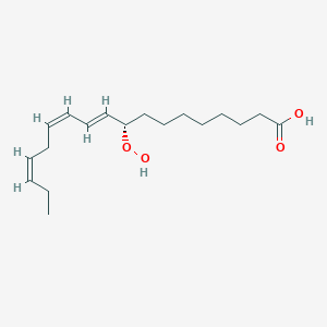 molecular formula C18H30O4 B021660 (9S,10E,12Z,15Z)-9-hydroperoxyoctadeca-10,12,15-trienoic acid CAS No. 111004-08-1